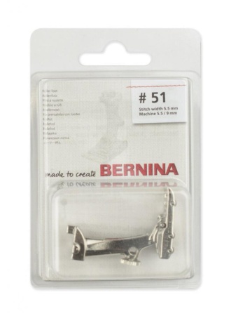Лапка №51 роликовая Bernina Лапка №51 роликовая Bernina