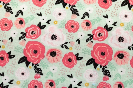 Ткань 100% хлопок [SC8634-MINT]