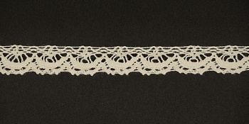 Тесьма кружевная, 15мм, цвет натуральный, ALFA (AF-084-000) Тесьма кружевная, 15мм, цвет натуральный, ALFA (AF-084-000)