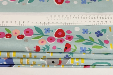 Ткань 100% хлопок [SP8687-MINT]