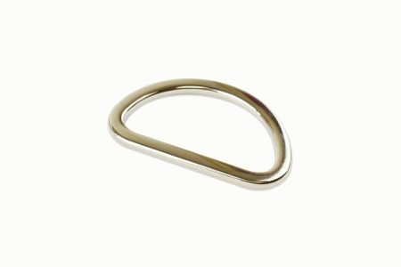 Кольцо D круг золото, 21*37мм Aurora