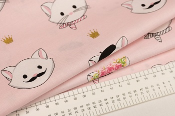 Ткань 100% хлопок [SC8910-PINK]