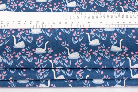 Ткань 100% хлопок [C8823-BLUE]