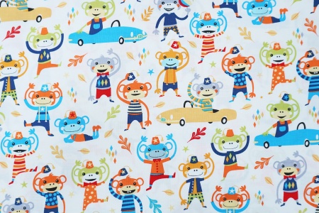 Ткань 100% хлопок [CM6685-BLUE-D]