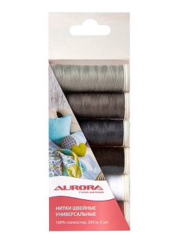 Набор ниток Aurora Джинс Сепия