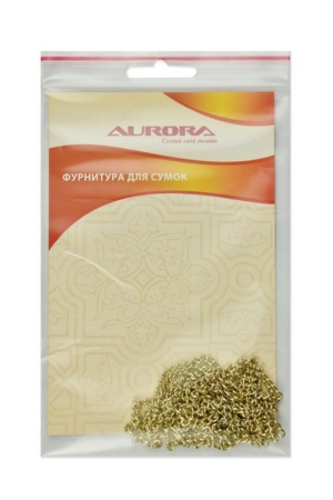 Цепь для сумки 120см Aurora (золото)