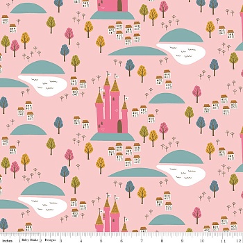 Ткань 100% хлопок [C7091-PINK]