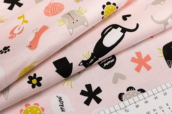 Ткань 100% хлопок [C6560-PINK]