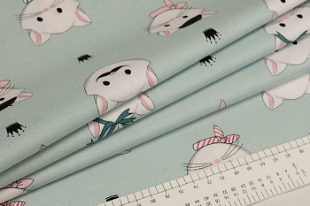 Ткань 100% хлопок [C8910-MINT]