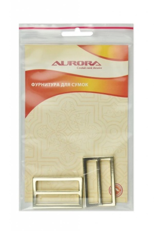 Пряжка-рамка золото, 38*20мм Aurora