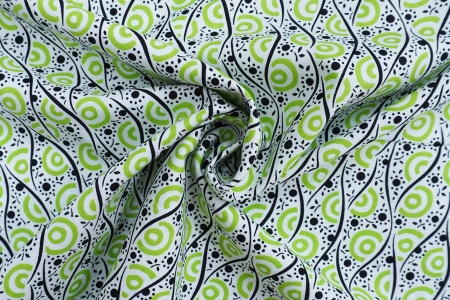 Ткань 100% хлопок [trio-c5671 kiwi]
