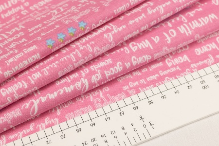 Ткань 100% хлопок [C7454-PINK]