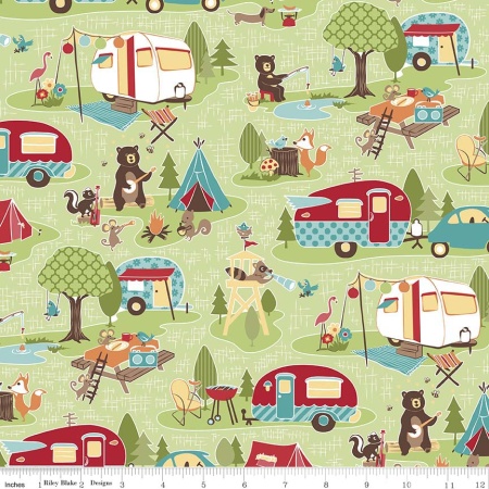 Ткань 100% хлопок [C5620-GREEN]