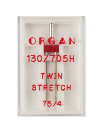 Иглы двойные стретч № 75/4,0, 1 шт