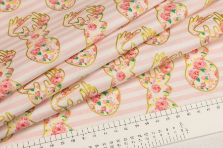 Ткань 100% хлопок [SC6892-PINK]