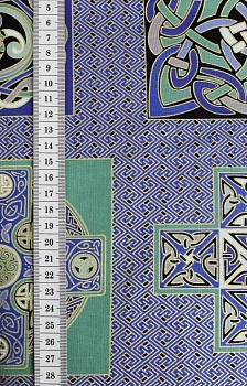 Ткань 100% хлопок [FF734-2BLUE]